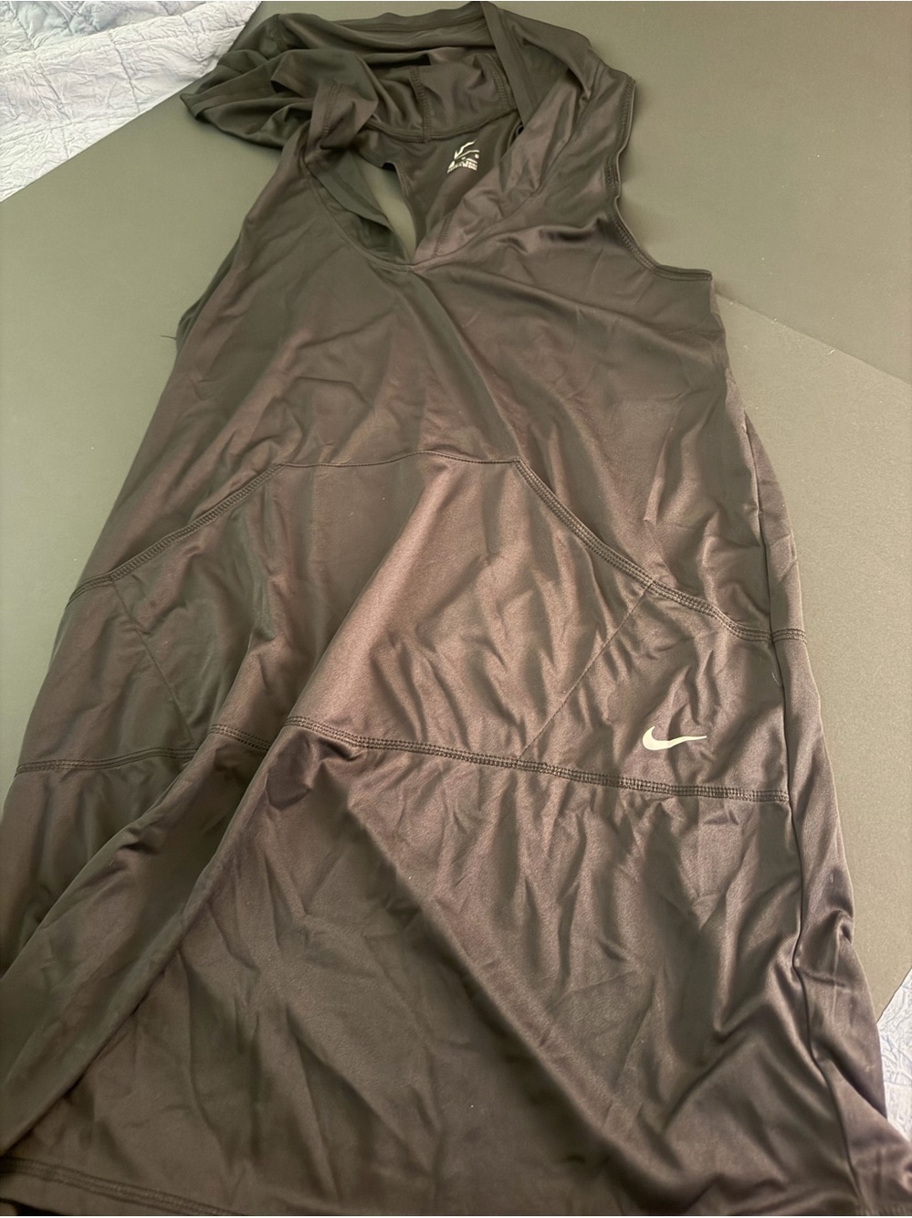 Nike Black Hooded Coverup Womens XL